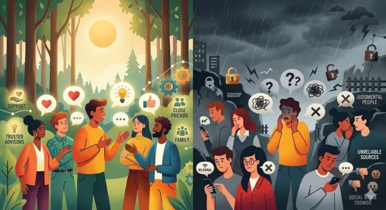 Whom Should You Share Your Problems With… and Whom Should You Not?